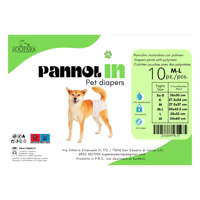 PannolIN Windeln für Hündinnen  Größe M-L 30x42,5cm 10 Stück/Packung.